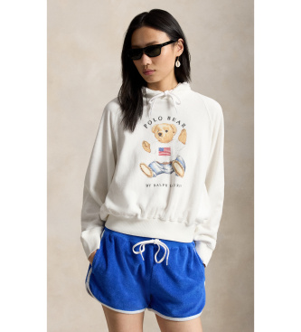 Polo Ralph Lauren Sweatshirt Shrunken Fit white