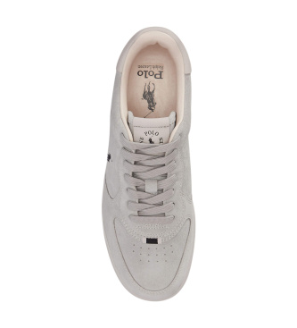 Polo Ralph Lauren Sneakers in Pelle Masters grigie