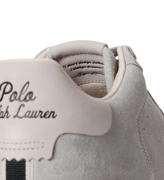 Polo Ralph Lauren Sneakers in Pelle Masters grigie