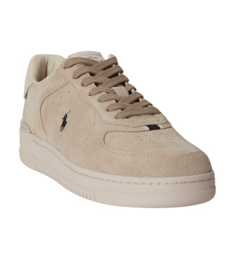 Polo Ralph Lauren Zapatillas de Piel Masters beige