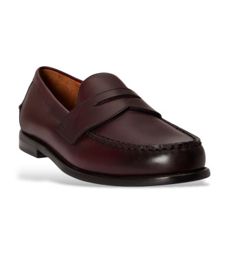 Polo Ralph Lauren Mocasines de Piel Alston Penny burdeos