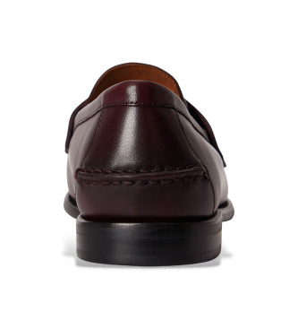 Polo Ralph Lauren Mocasines de Piel Alston Penny burdeos