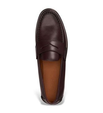 Polo Ralph Lauren Mocasines de Piel Alston Penny burdeos