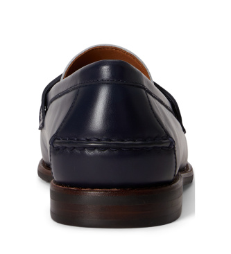 Polo Ralph Lauren Alston Penny läderloafers marinblå