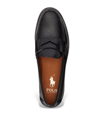 Polo Ralph Lauren Mocasines de piel Alston Penny negro