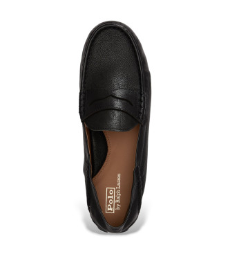 Polo Ralph Lauren Anders Usnjeni mokasini črni