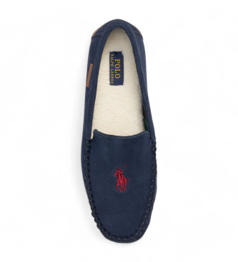 Polo Ralph Lauren Brenan Leather Loafers azul-marinho