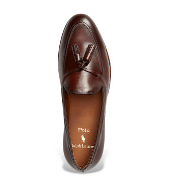 Polo Ralph Lauren Mocasines de Piel Maestra marrn