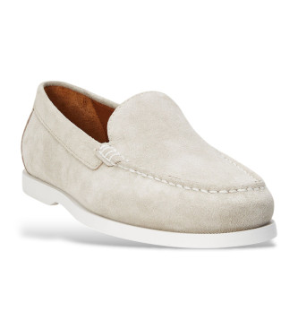 Polo Ralph Lauren Merton beige leather loafers