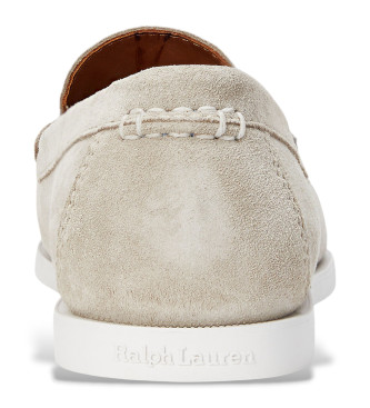 Polo Ralph Lauren Merton beige leather loafers