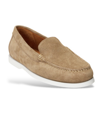 Polo Ralph Lauren Merton Brown Leather Moccasins