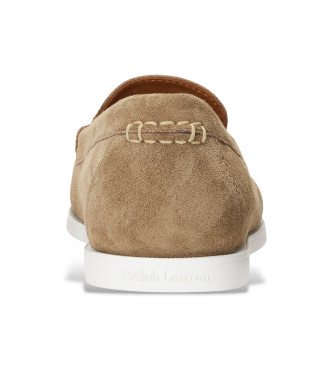 Polo Ralph Lauren Merton Brown Leather Moccasins