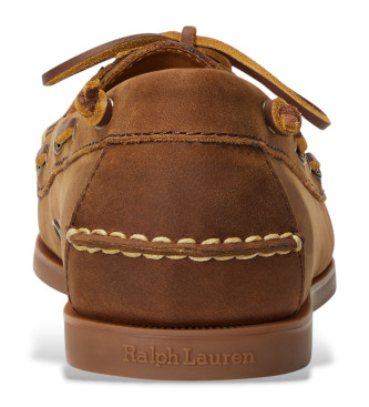 Polo Ralph Lauren Merton brune loafers i lder