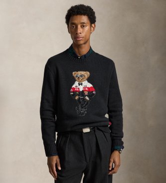Polo Ralph Lauren Maglione con Polo Bear nero