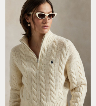 Polo Ralph Lauren Kaschmir-Pullover wei