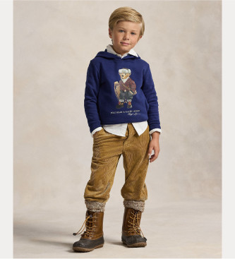 Polo Ralph Lauren Bluza polarowa z niebieskim misiem polo