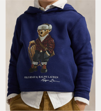 Polo Ralph Lauren Bluza polarowa z niebieskim misiem polo