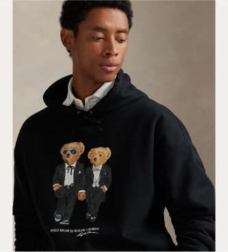 Polo Ralph Lauren Ralph & Ricky Bear hoodie black