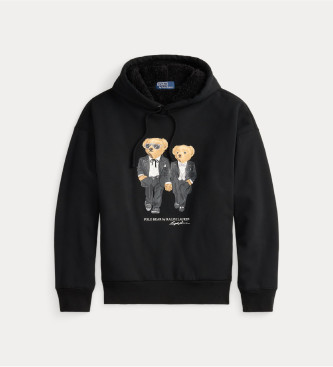 Polo Ralph Lauren Ralph & Ricky Bear hoodie black