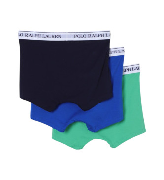 Polo Ralph Lauren Confezione da 3 boxer elasticizzati classici blu, verde, blu scuro