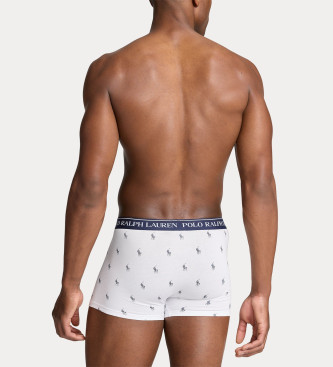 Polo Ralph Lauren Pakke med 3 boxershorts i hvid, rd og marinebl bomuld