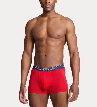 Polo Ralph Lauren Pakke med 3 boxershorts i hvid, rd og marinebl bomuld