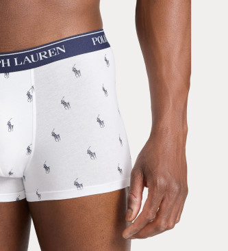 Polo Ralph Lauren Pakke med 3 boxershorts i hvid, rd og marinebl bomuld