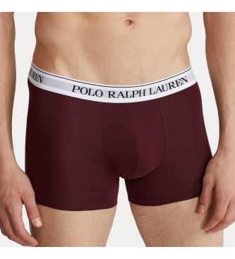 Polo Ralph Lauren Pakke med 3 boxershorts i bomuld rdbrun