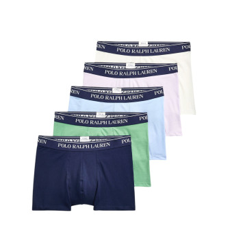 Polo Ralph Lauren 5er-Pack klassische Boxershorts aus mehrfarbiger Baumwolle