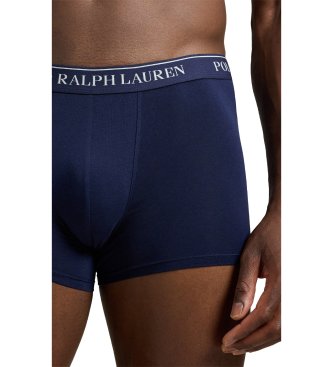 Polo Ralph Lauren Conjunto 5 boxers clássicos de algodão elástico marinho