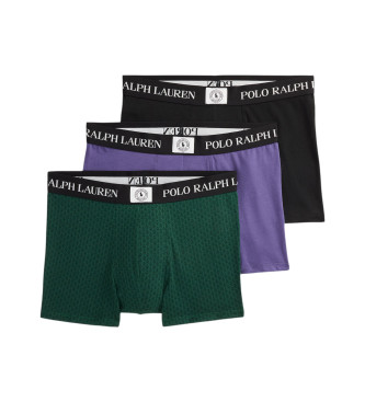 Polo Ralph Lauren Conjunto de trs boxers multicoloridos
