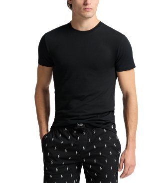 Polo Ralph Lauren Pack de tres camisetas interiores negro