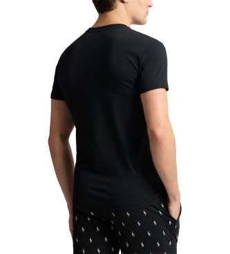 Polo Ralph Lauren Pack de tres camisetas interiores negro