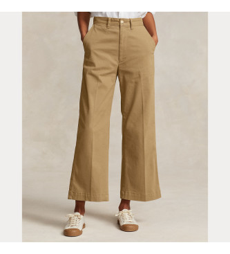 Polo Ralph Lauren Brown Wide Leg Chino Trousers