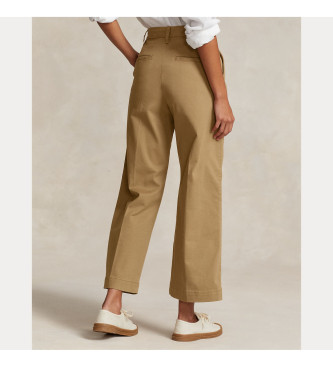 Polo Ralph Lauren Brown Wide Leg Chino Trousers