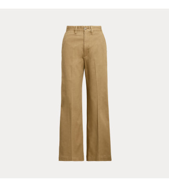 Polo Ralph Lauren Braune Chino-Hose mit weitem Bein