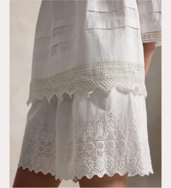 Polo Ralph Lauren Baumwoll-Shorts mit weißer Stickerei