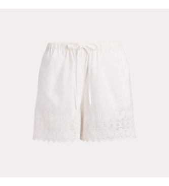 Polo Ralph Lauren Baumwoll-Shorts mit weißer Stickerei