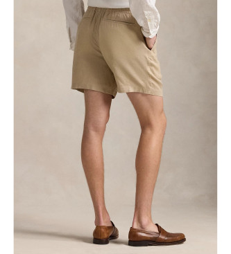 Polo Ralph Lauren Shorts prepster beige Leinenpolohemd