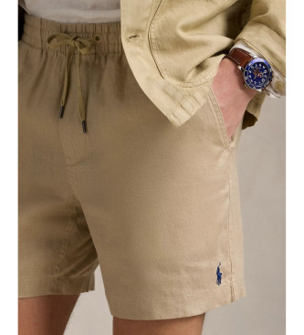 Polo Ralph Lauren Shorts prepster beige Leinenpolohemd