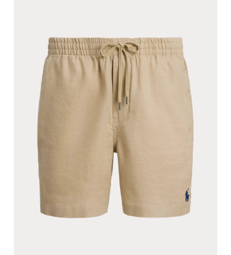 Polo Ralph Lauren Shorts prepster beige Leinenpolohemd