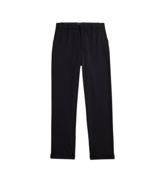 Polo Ralph Lauren Pantalon en laine Relaxed Straight noir