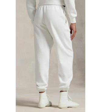 Polo Ralph Lauren Pantaloni in pile bianco con coulisse