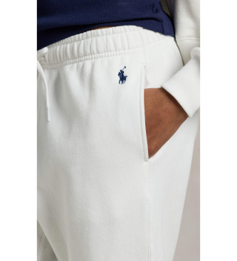 Polo Ralph Lauren Pantaloni in pile bianco con coulisse