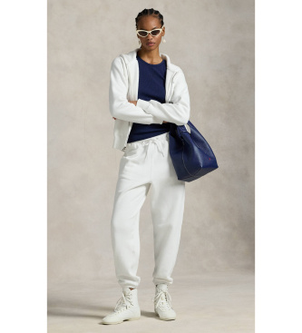 Polo Ralph Lauren Pantaloni in pile bianco con coulisse