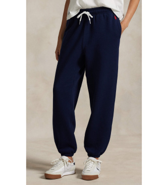 Polo Ralph Lauren Navy fleece-bukser med l�begang