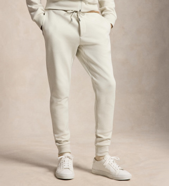 Polo Ralph Lauren Bež jogger hlače iz dvojnega pletiva