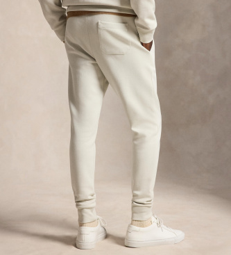 Polo Ralph Lauren Bež jogger hlače iz dvojnega pletiva