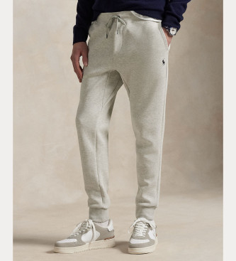 Polo Ralph Lauren Gr dubbelstickade joggingbyxor