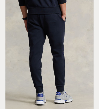 Polo Ralph Lauren Navy double knitted jogger trousers